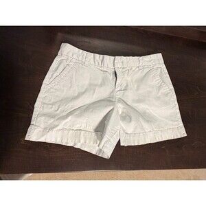 CALVIN KLEIN Jeans White Stretch Cotton 4.5" Inseam Casual Summer Shorts Size 8